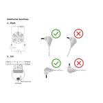 Uvrtni senzor sa vratnom cevi G1/2″ sa B-glavom (0‑10V/4‑20mA) - Slika 4