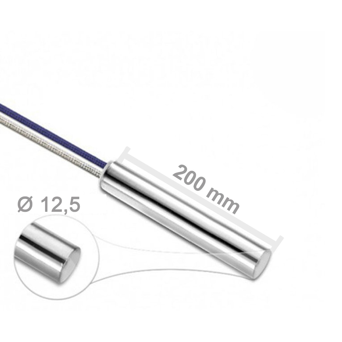 heizpatrone-200-12-5_1_1.jpg Grejni kertridž 12,5mmk200mm sa 1000V, 230V - Slika 1