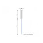 Grejni kertridž 10mmk60mm sa 160V, 230V - Slika 2