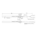 Sjajni upaljač od nerđajućeg čelika 150 mm sa navojem 3/8″. - Slika 2