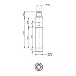 Kapacitivni M18 senzor blizine sa utičnim priključkom M12 - neoklopljeno - uklopna udaljenost 12 mm - Slika 4