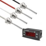 Elektronski displej temperature za PT100 uključujući senzor uvrtanja G1/2″ navoj