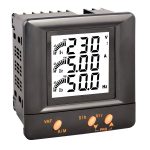Multifunkcionalni merač, trofazni, napon/struja/frekvencija, LCD displej, 230VAC, 1/4 DIN