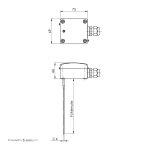 Senzor prosečne temperature kanala (0‑10V/4‑20mA) - Slika 2